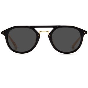 Krewe Gravier Matte Black Polarized 24K
